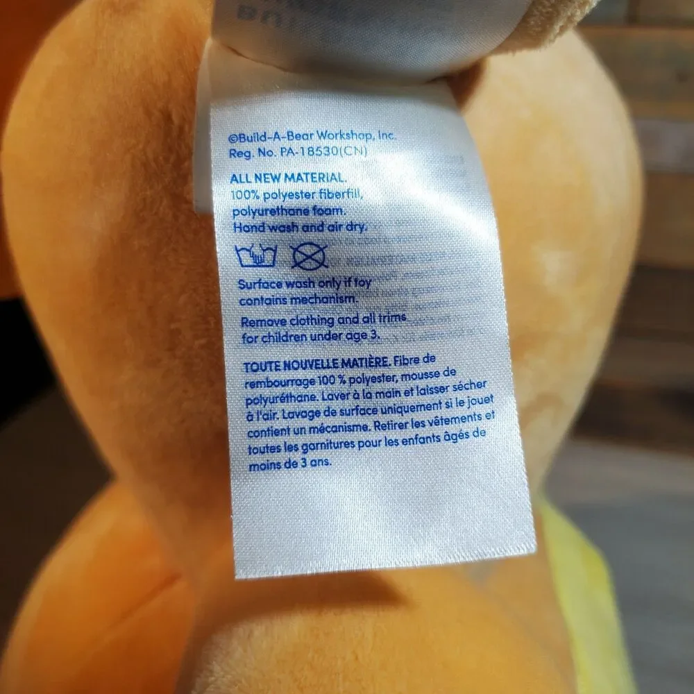 Build-A-Bear 2022 Pokemon Teddiursa 15” Plush New With Tag No Sound Box